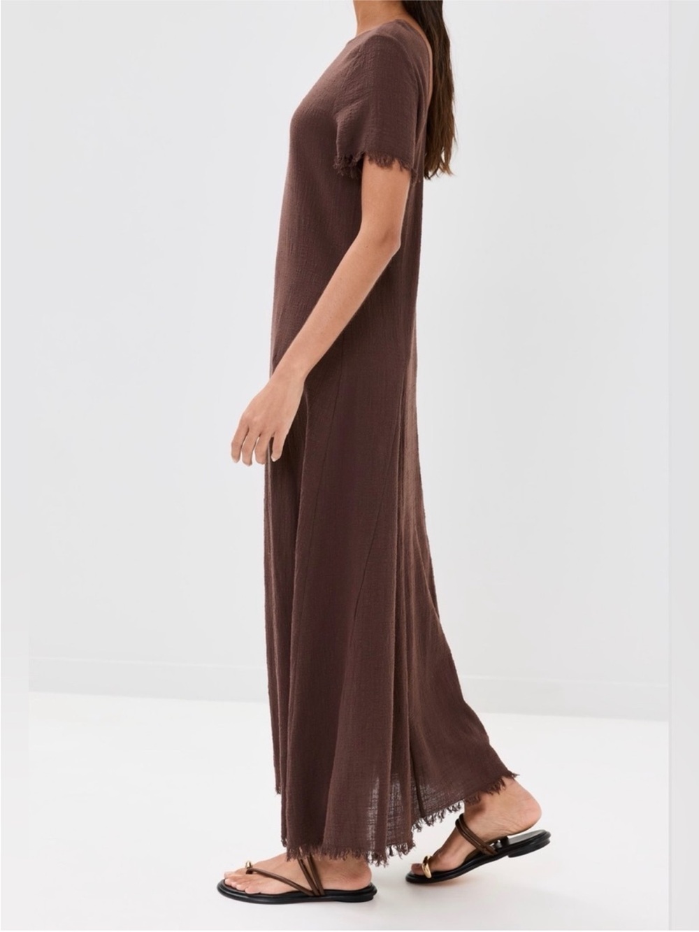 STAUD Brown Maxi Dress - Picture 9 of 10